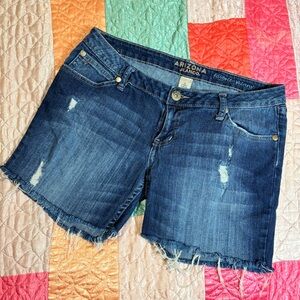 Arizona Jean Co. Denim Shorts | Size 13 | Distressed Cutoff